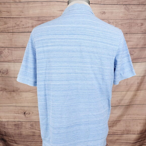 DANIEL CREMIEUX CLASSICS BLUE SHORT SLEEVE POLO SHIRT MENS SIZE M MEDIUM - Picture 4 of 6